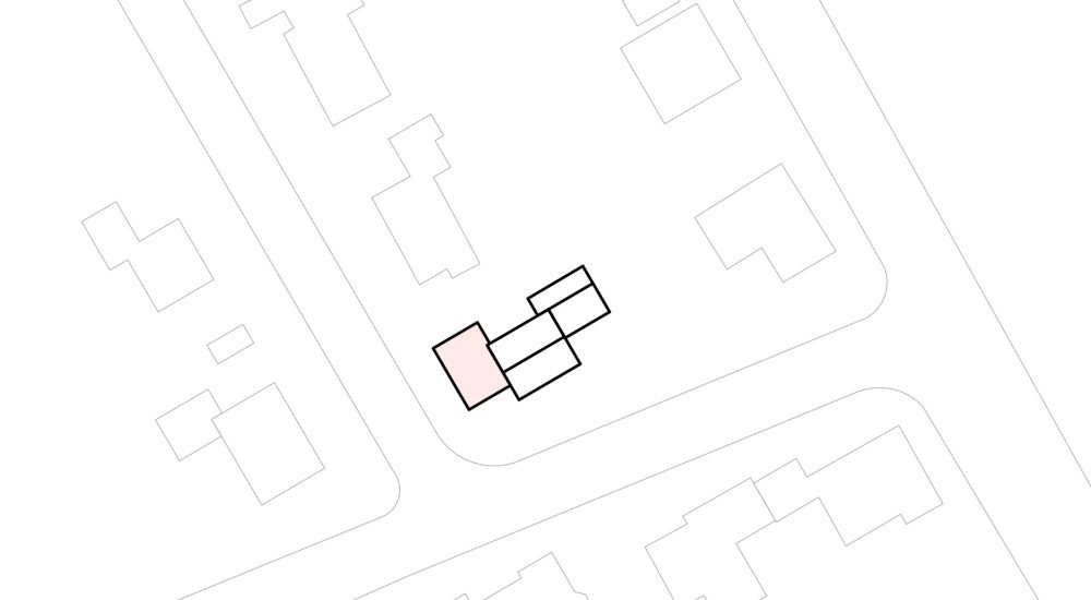 Anbau in der Kurve_Lageplan